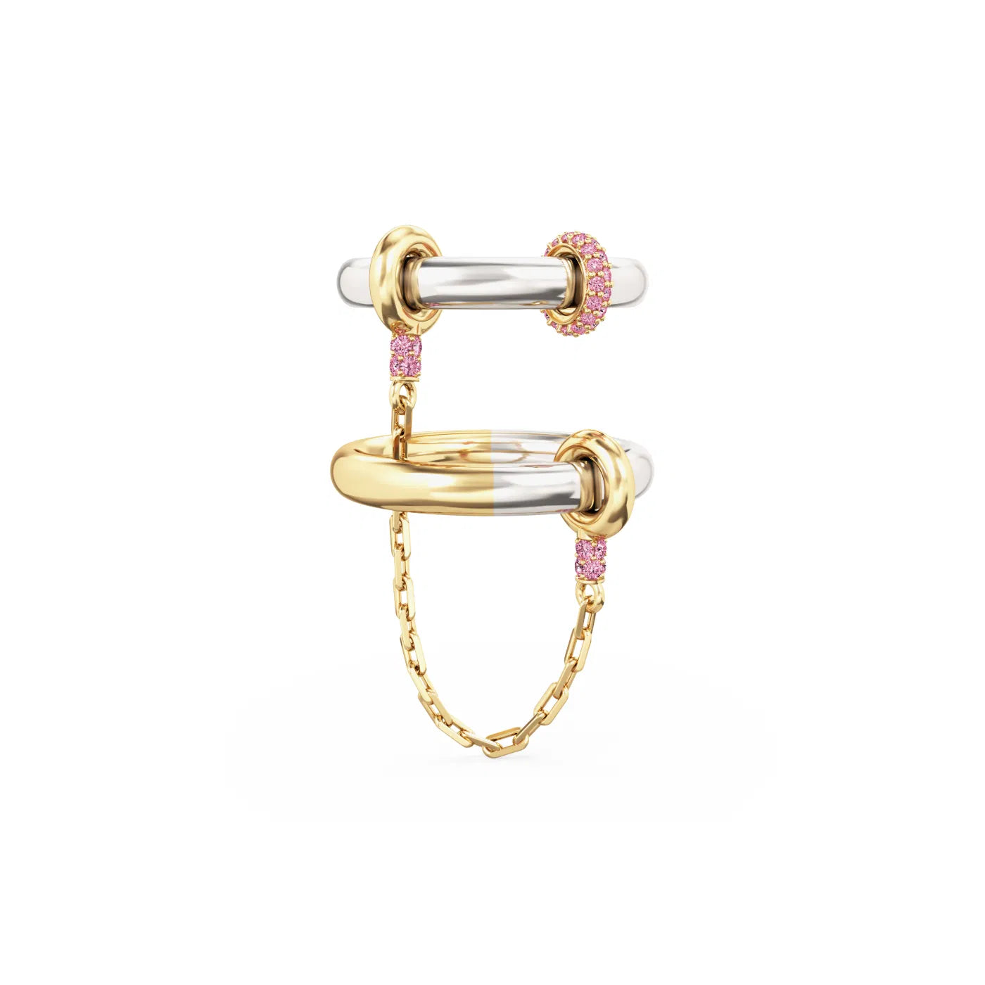 HOOKUP CHAIN PINK TOURMALINE RING